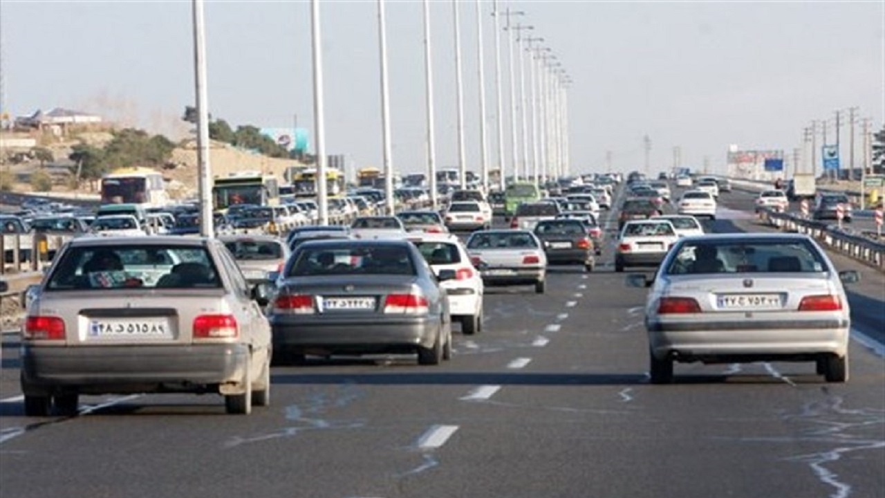 تردد روان خودرو‌ها در محور‌های مواصلاتی اصفهان