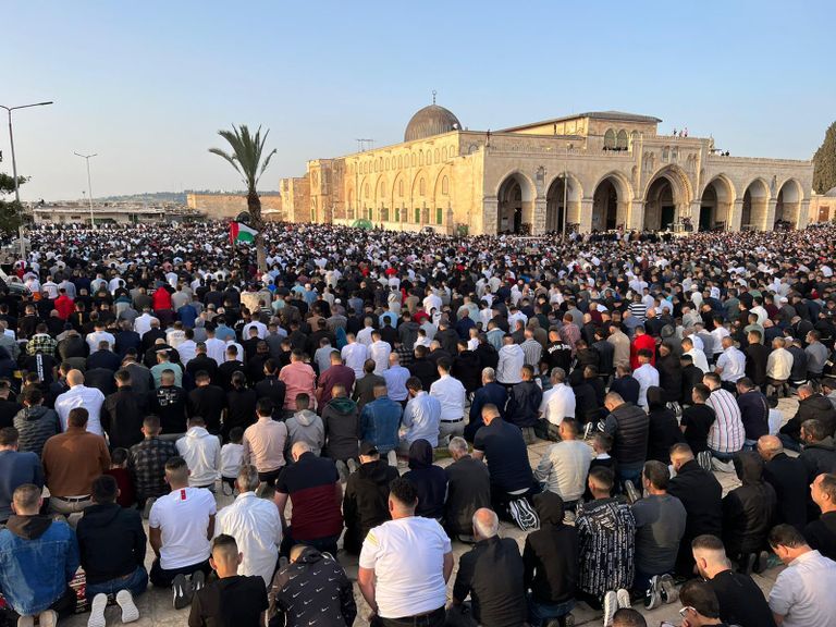 مسجد ابراهیمی عید فطر