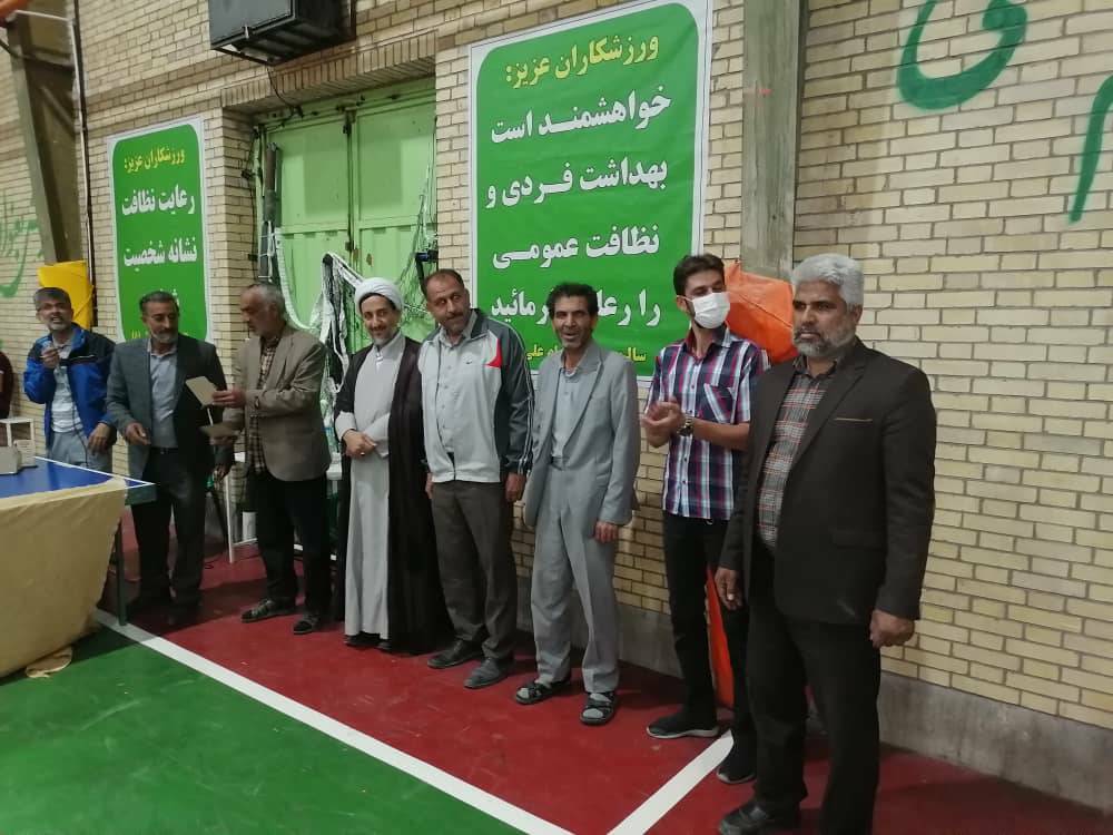 آیین اهدای جوایز مسابقات فوتسال جام رمضان در خانوک