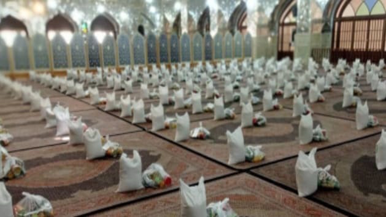 توزیع بسته‌های معیشتی در شیراز