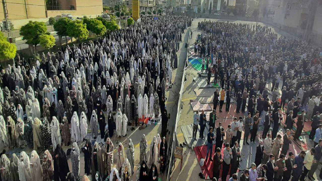 نماز عید سعید فطر در ایلام اقامه شد+عکس