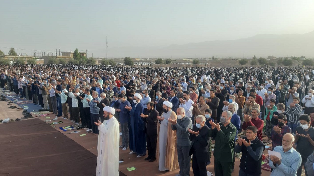 نماز عید فطر در شهرستان های استان کرمان + عکس
