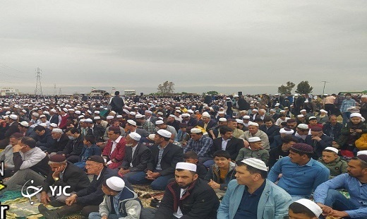 اقامه نماز عید سعید فطر در گلستان