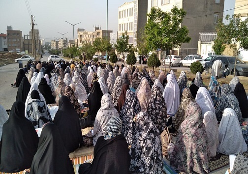 اقامه نماز عید سعید فطر در کرمانشاه