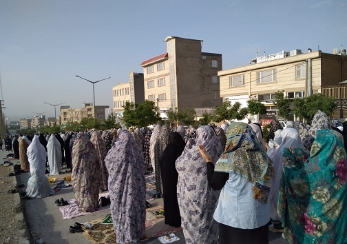 اقامه نماز عید سعید فطر در کرمانشاه