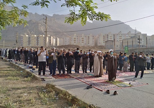 اقامه نماز عید سعید فطر در کرمانشاه