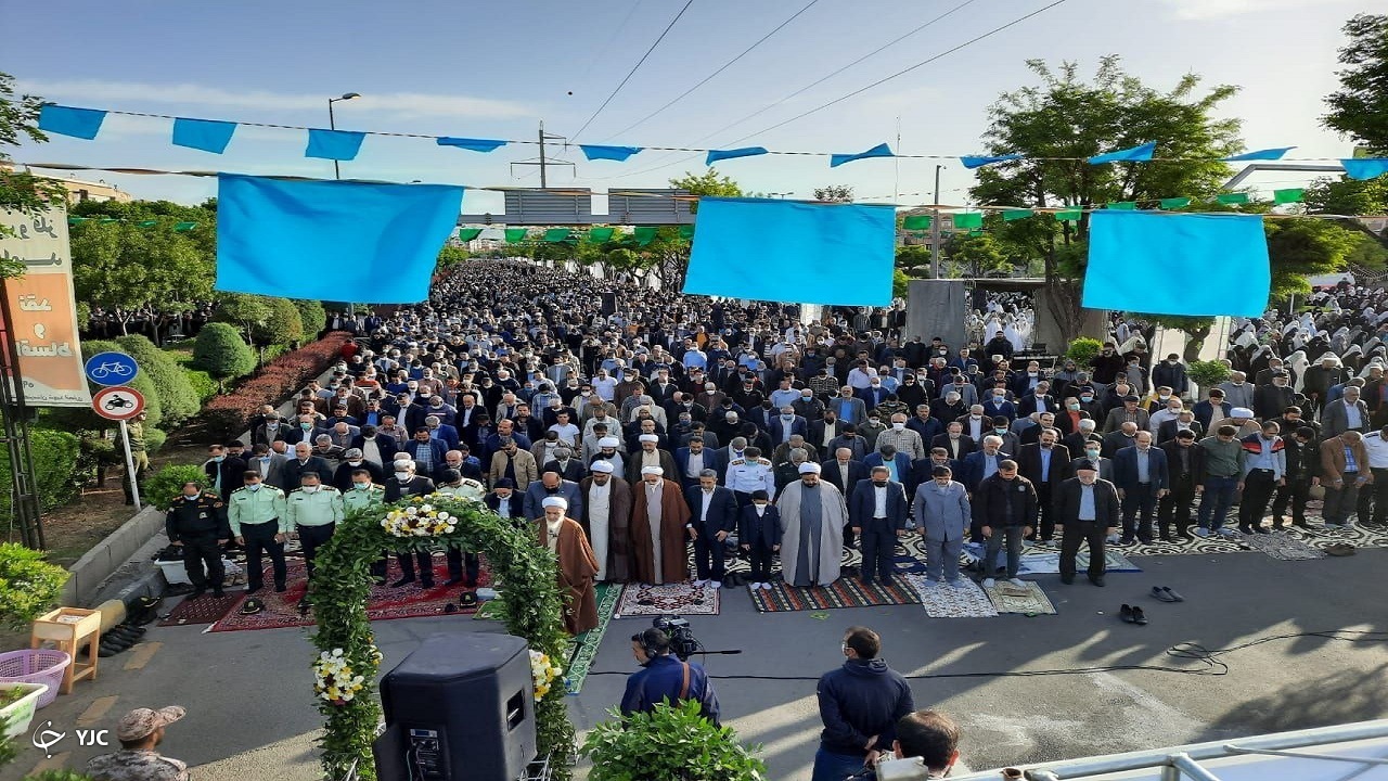 اقامه نماز عید سعید فطر در قزوین