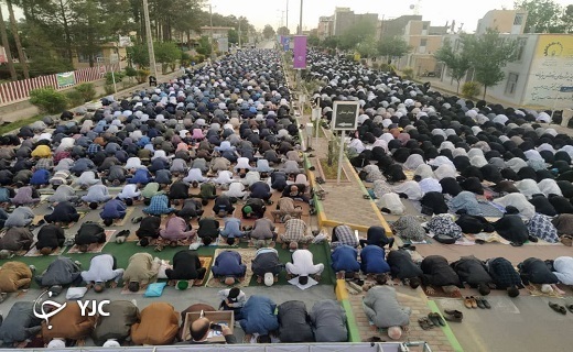 آمادگی مردم برای اقامه نماز عید فطر در بیرجند