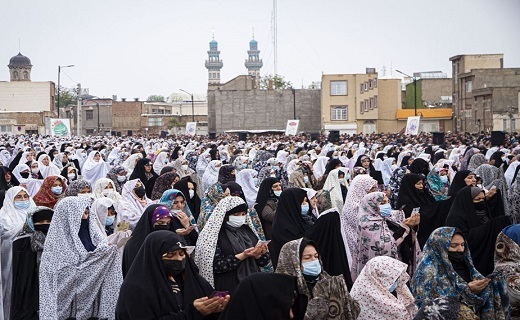 اقامه نماز عید سعید فطر در اردبیل