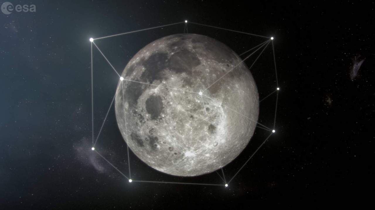 مسیریابی در ماه