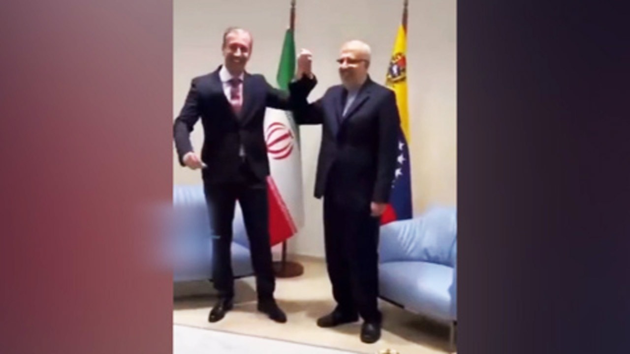 شعار مرگ بر آمریکای وزیر نفت در دیدار با یک مقام خارجی + فیلم