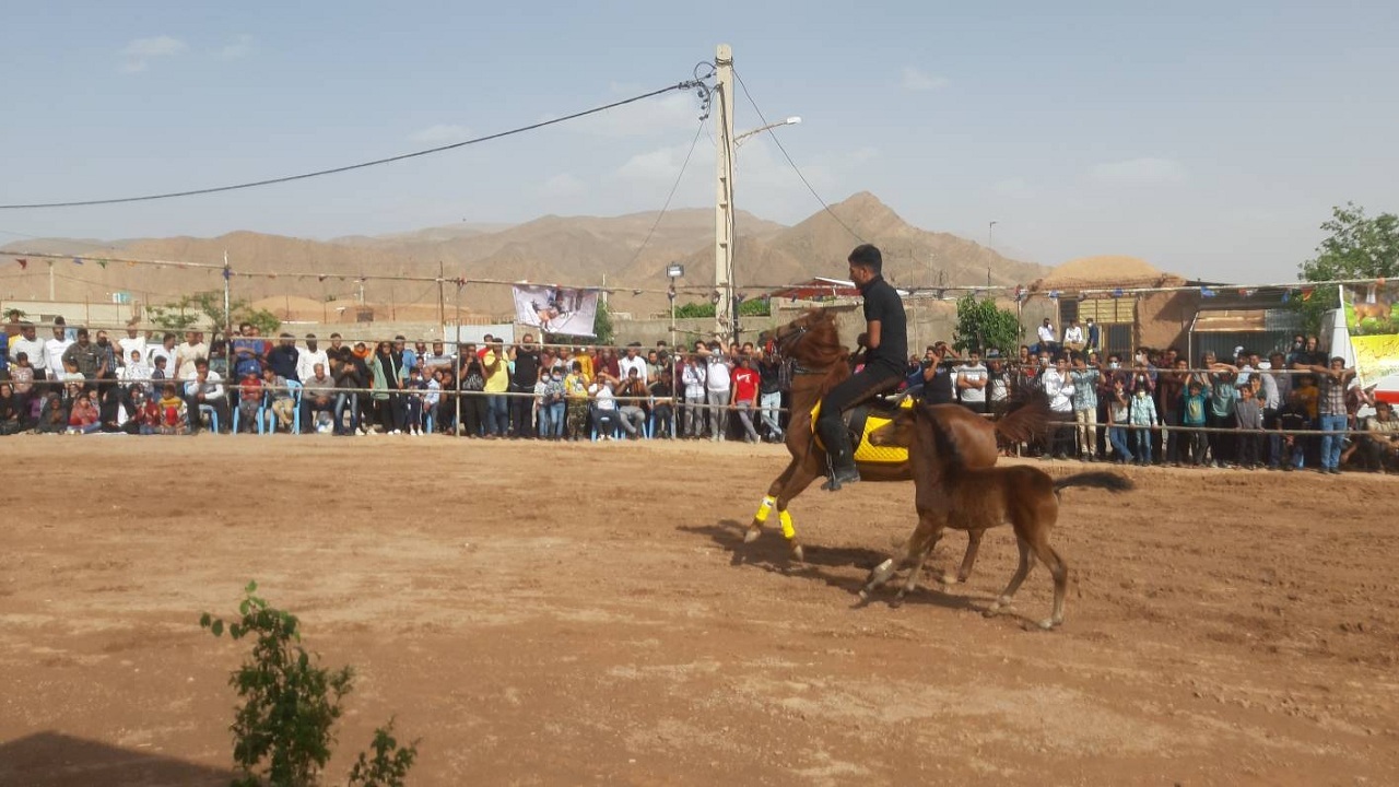 همایش شو اسب سواری در روستای هوتک برگزار شد