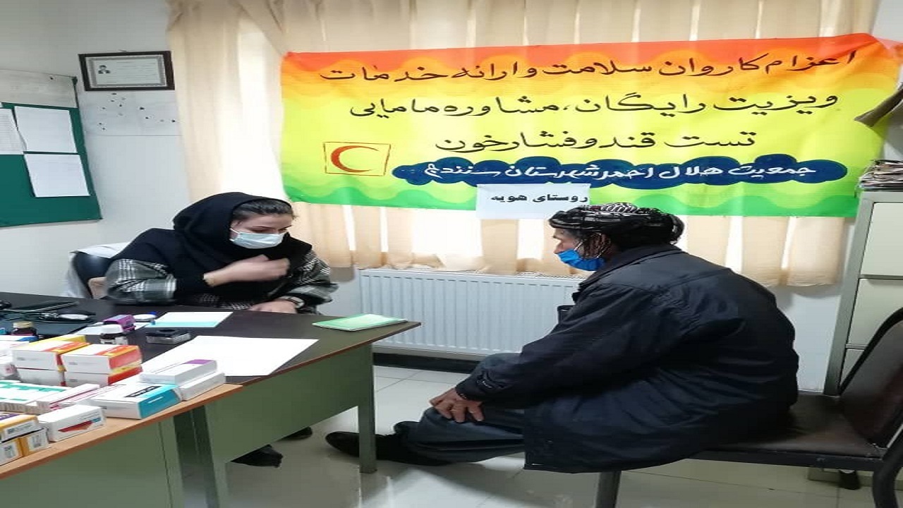 بهره‌مندی ۱۶ هزار و ۷۱۸ نفر از خدمات حوزه داوطلبان هلال احمر کردستان