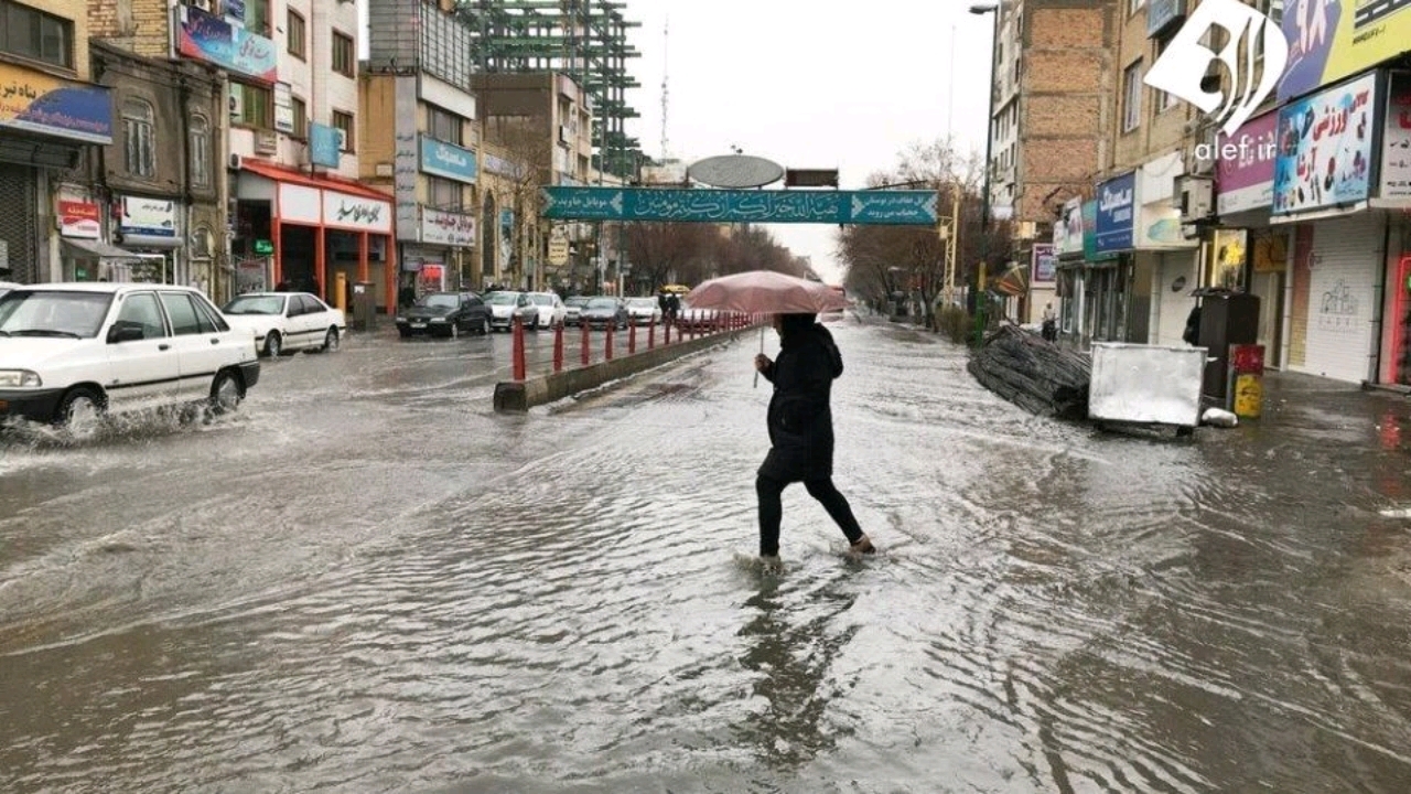 احتمال آبگرفتگی و اختلال تردد در معابر گلستان