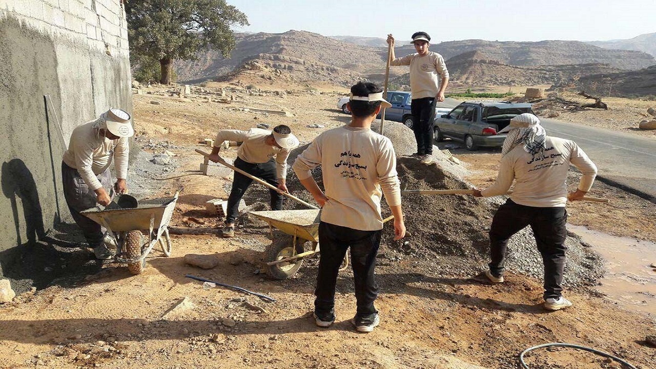 برگزاری برنامه‌های خدماتی و عمرانی در هفته بسیج سازندگی