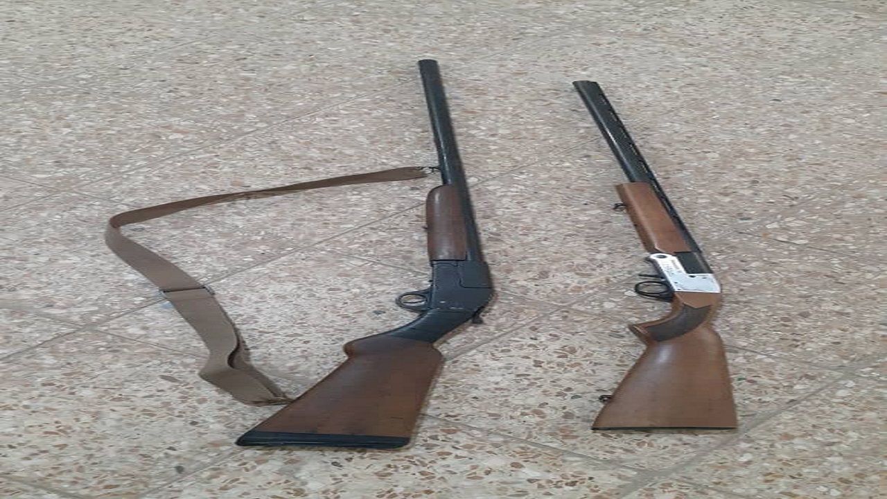 کشف و ضبط دو قبضه اسلحه شکاری غیر مجاز در تالش