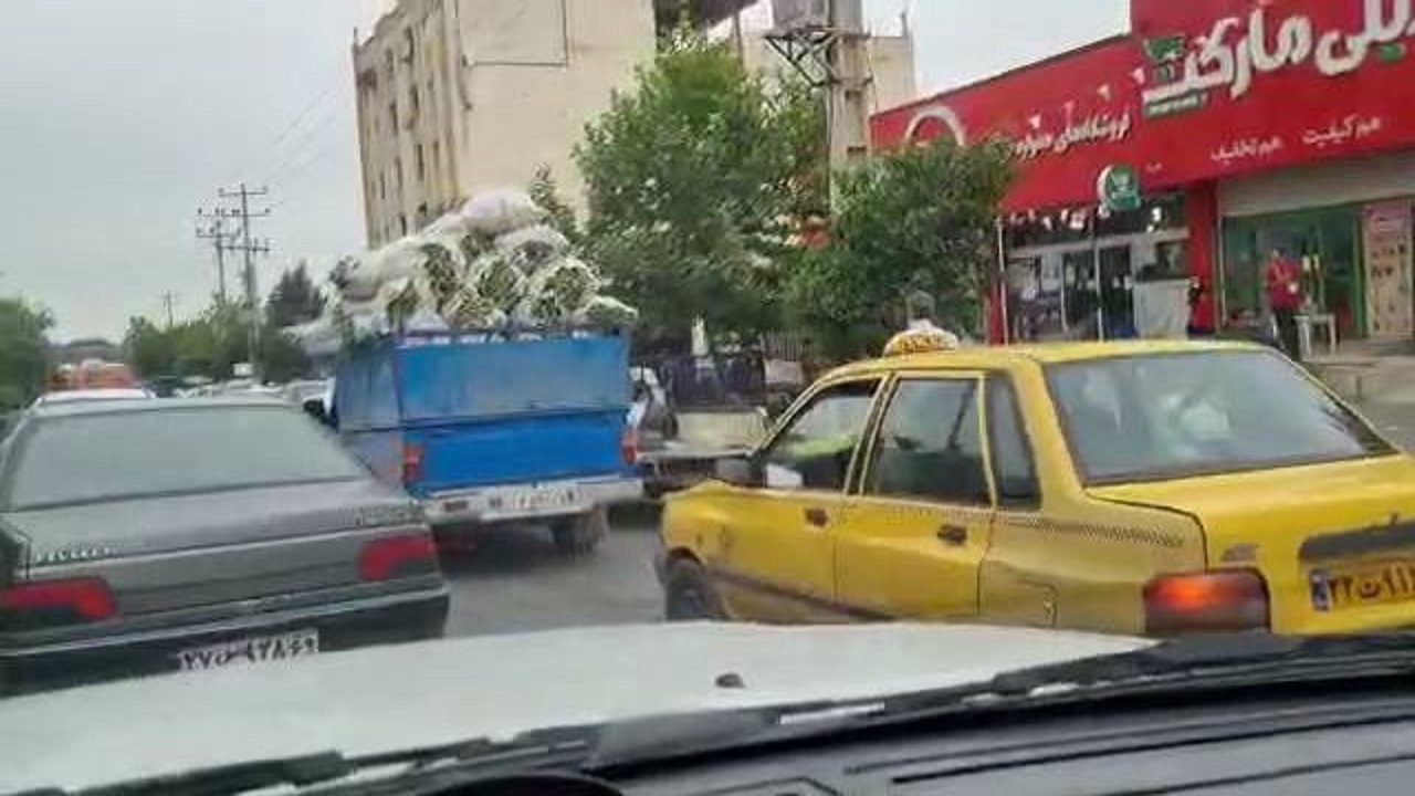 مشکلات ترافیکی فصل برداشت محصولات کشاورزی در گرگان