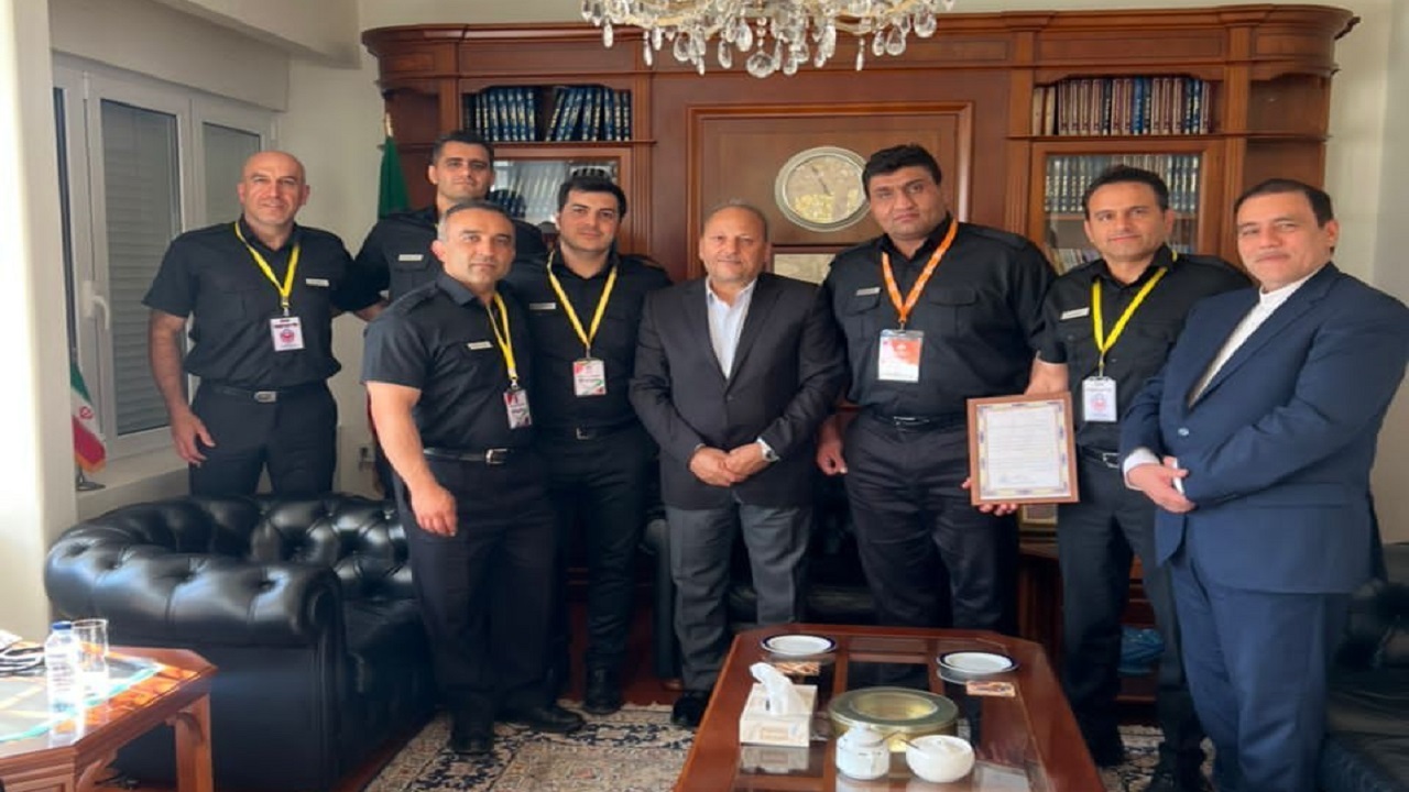 آتش نشان نیشابوری قهرمان مسابقات آتش نشانان جهان