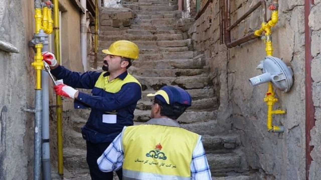 نشت یابی بیش از ۲۱ هزار کیلومتر شبکه گازرسانی در کردستان