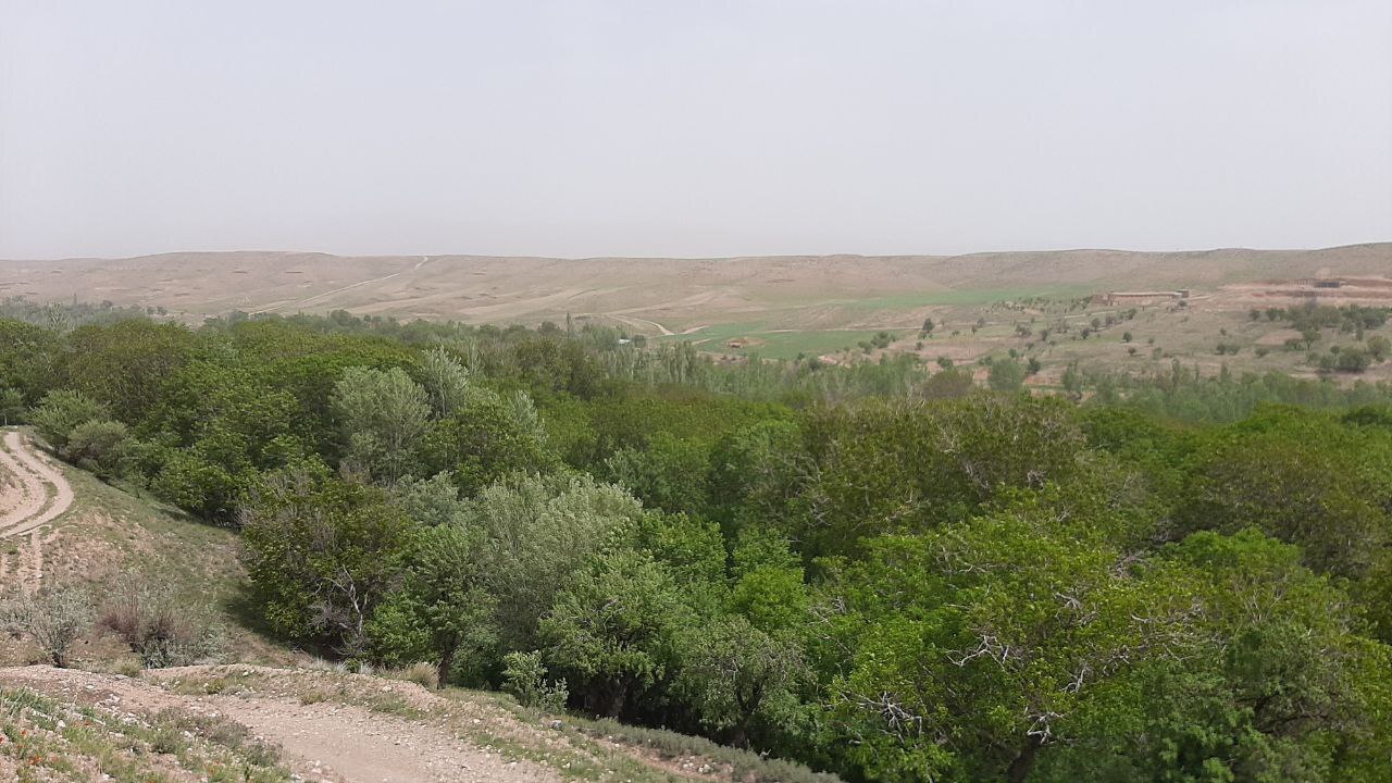نمایی از روستای توآباد در دل کوهستان + تصاویر