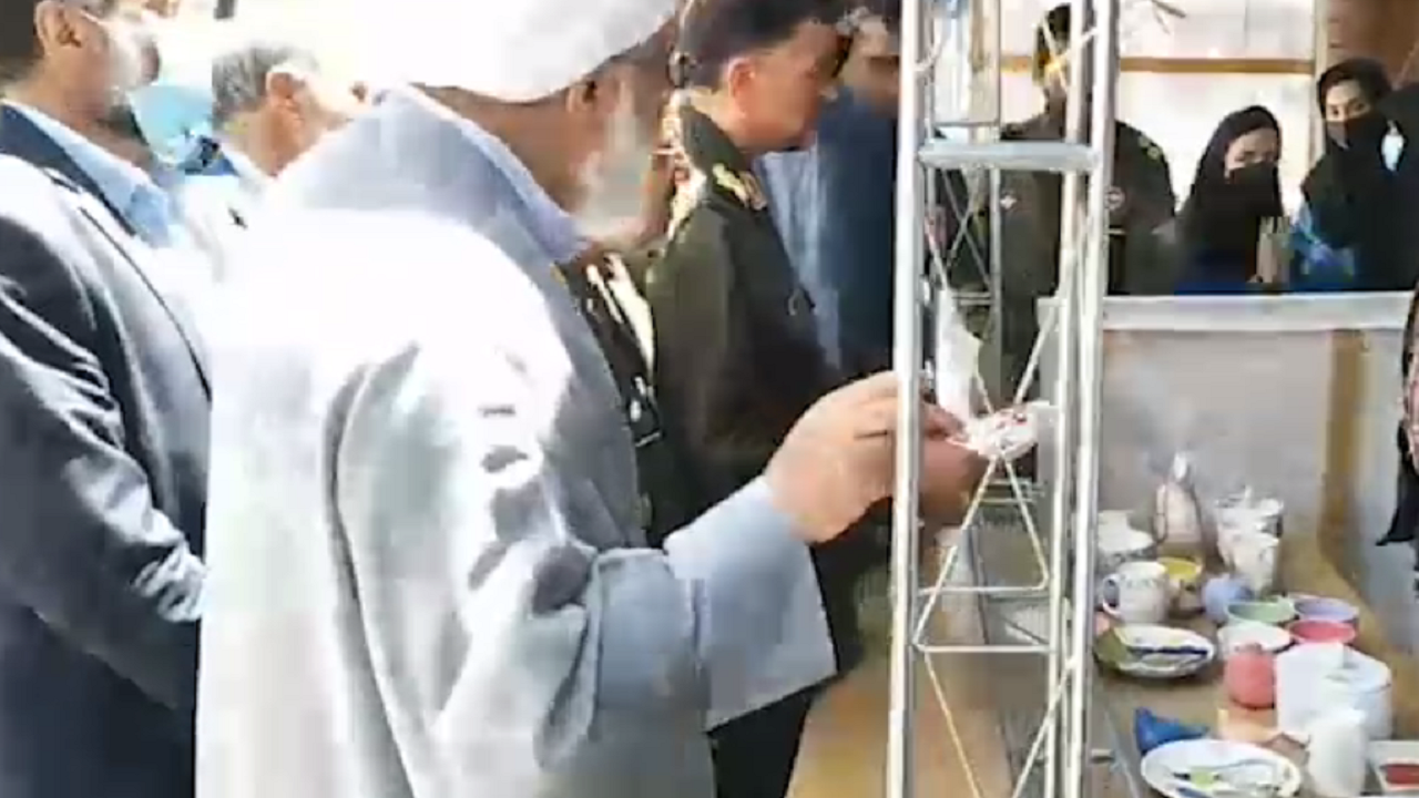 افتتاح نمایشگاه اقتصاد مقاومتی در آرادان