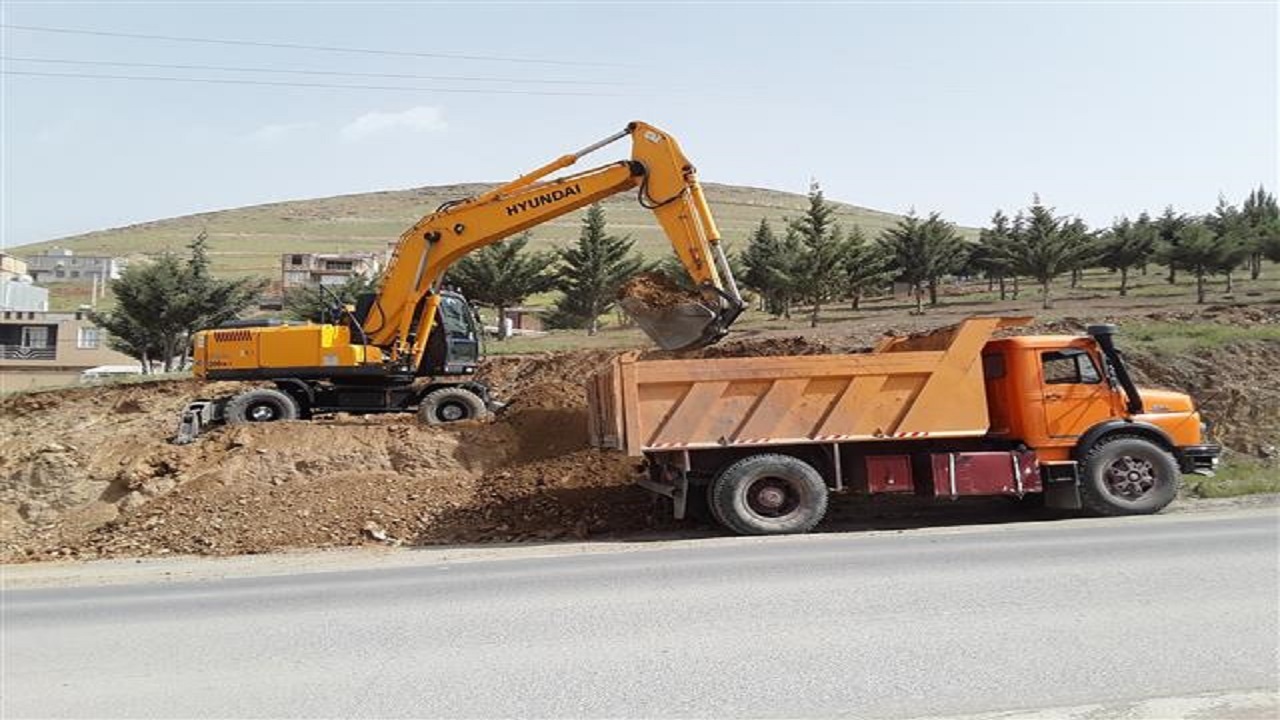 آغاز عملیات تعریض ورودی ناحیه منفصل شهری حسن آباد سنندج