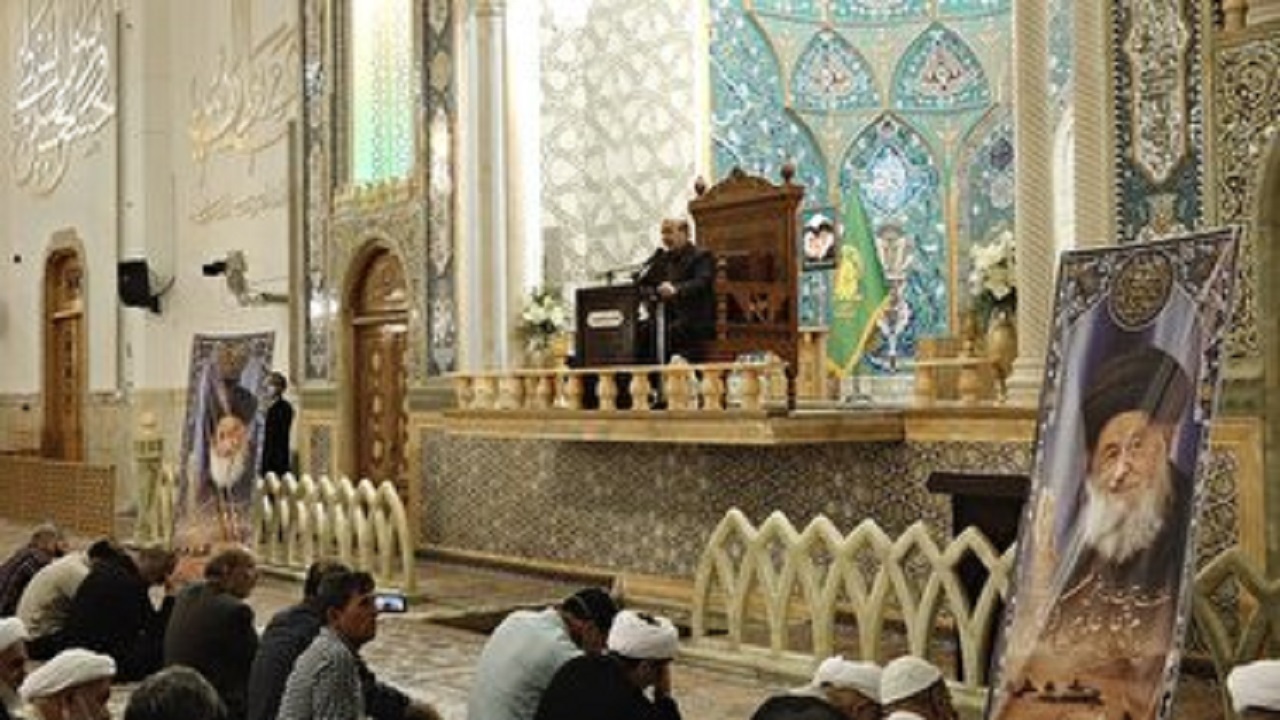 آیین بزرگداشت آیت الله علوی گرگانی در قم برگزار شد