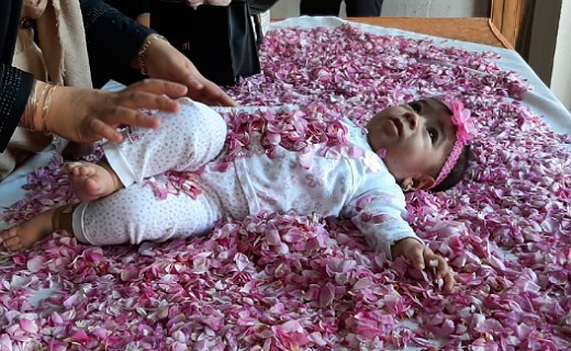 برگزاری آیین ملی گل غلتان در کاشان+&zwnj;  &zwnj;تصاویر و فیلم