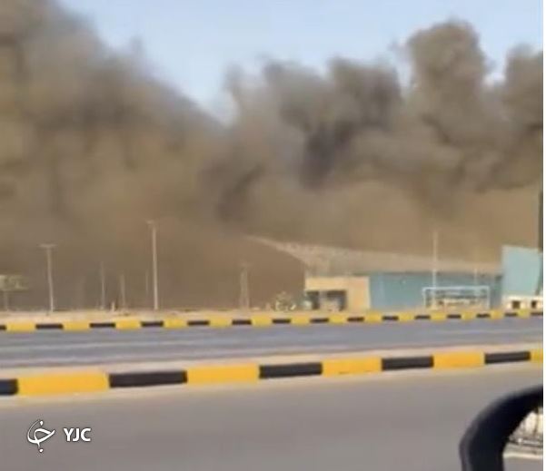 آتش سوزی گسترده در یک مجتمع تجاری در عربستان