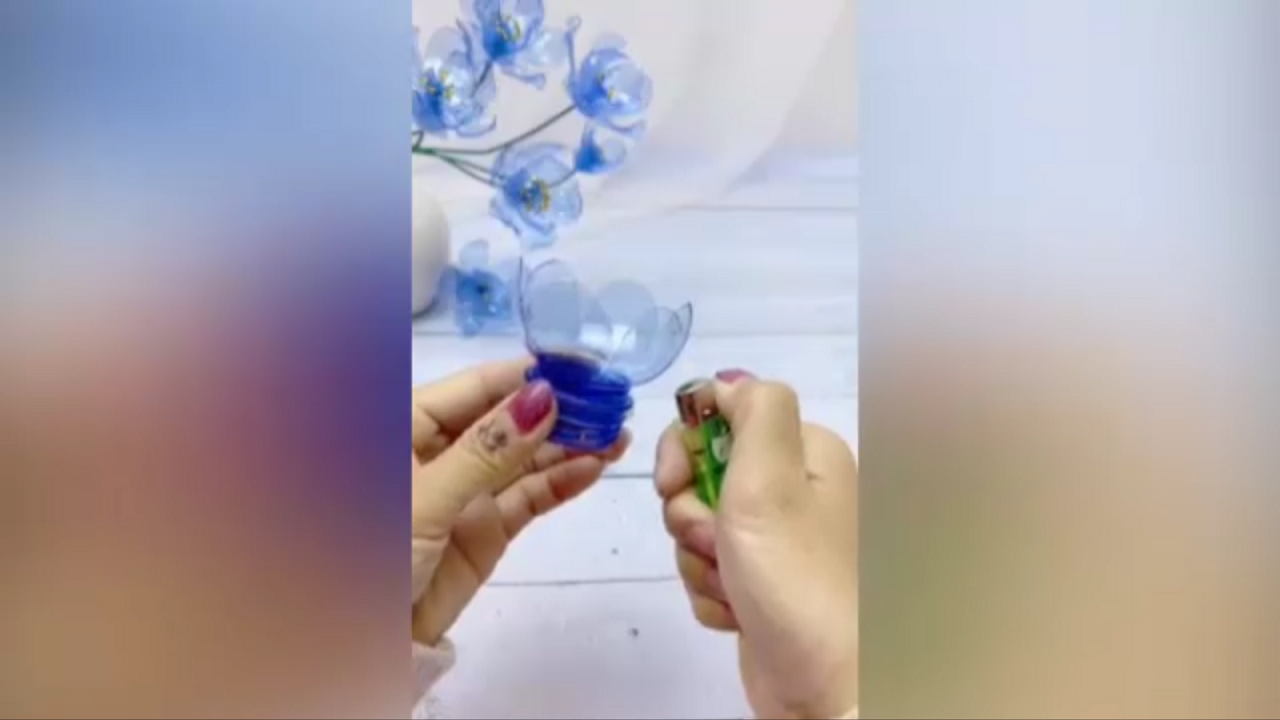 خلق آثار هنری با بطری آب معدنی + فیلم