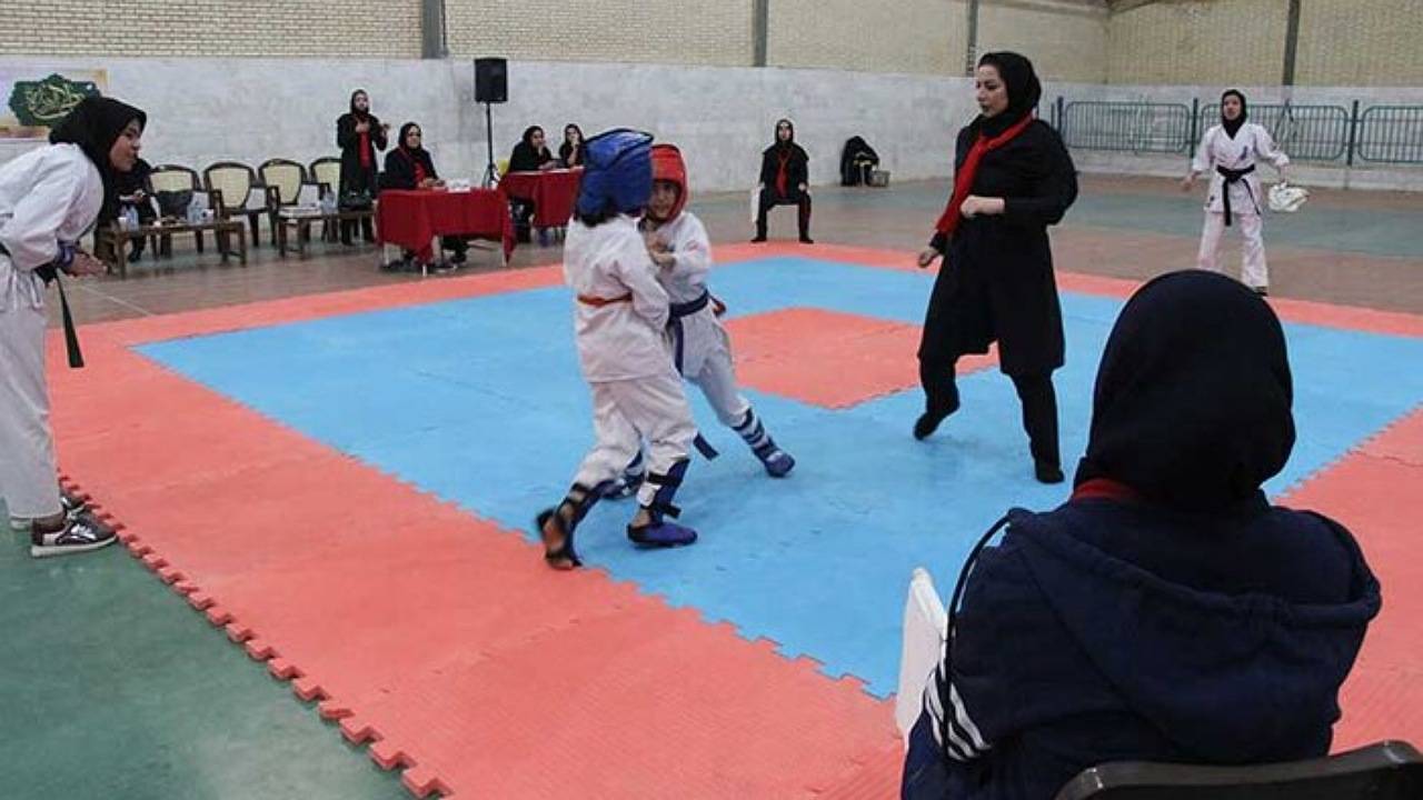 درخشش دختران کاتاروی کرمانی در لیگ کاراته وان ایران