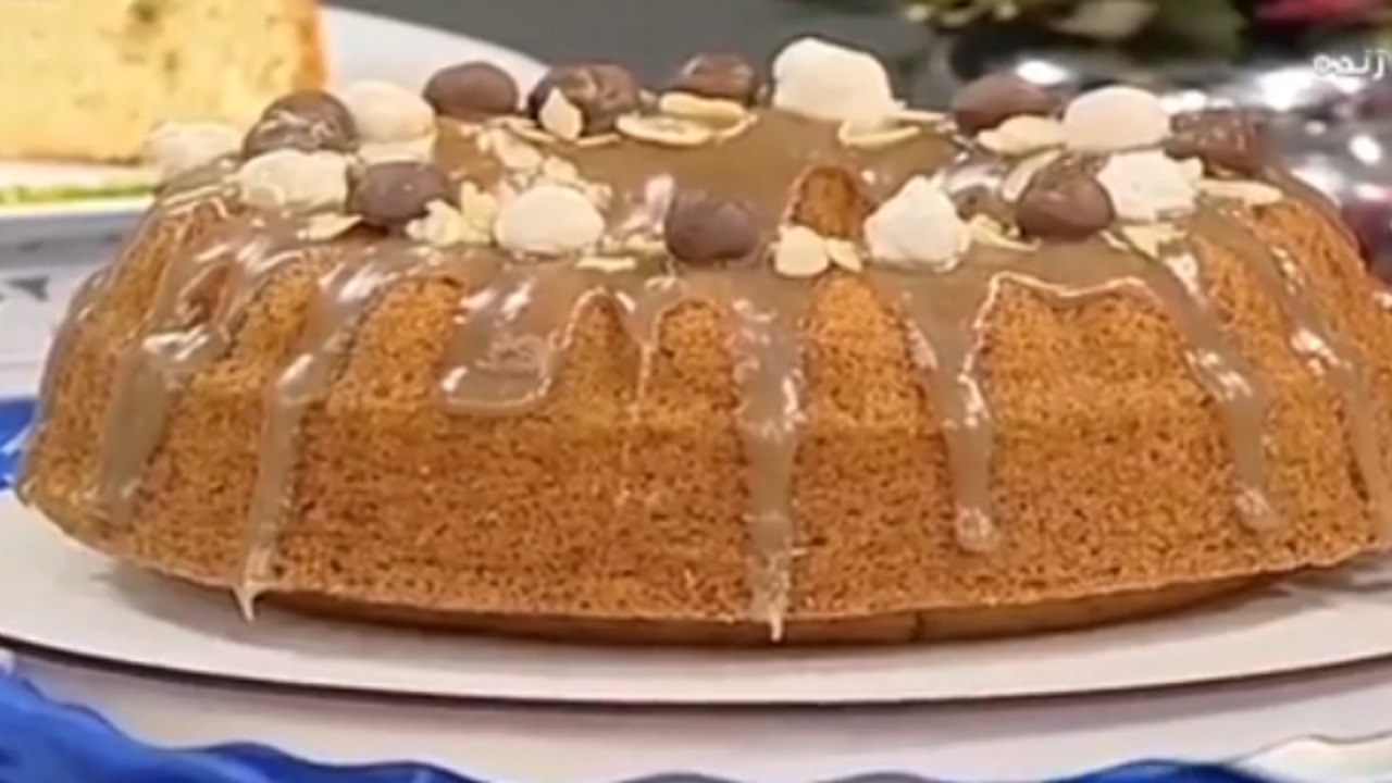 آموزش روش پخت كيک كارامل خانگی + فیلم