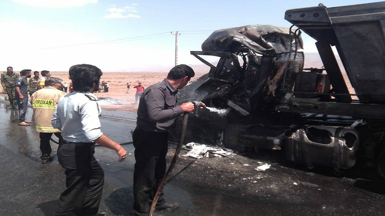 حادثه امروز جاده زرند _کرمان یک مصدوم برجای گذاشت