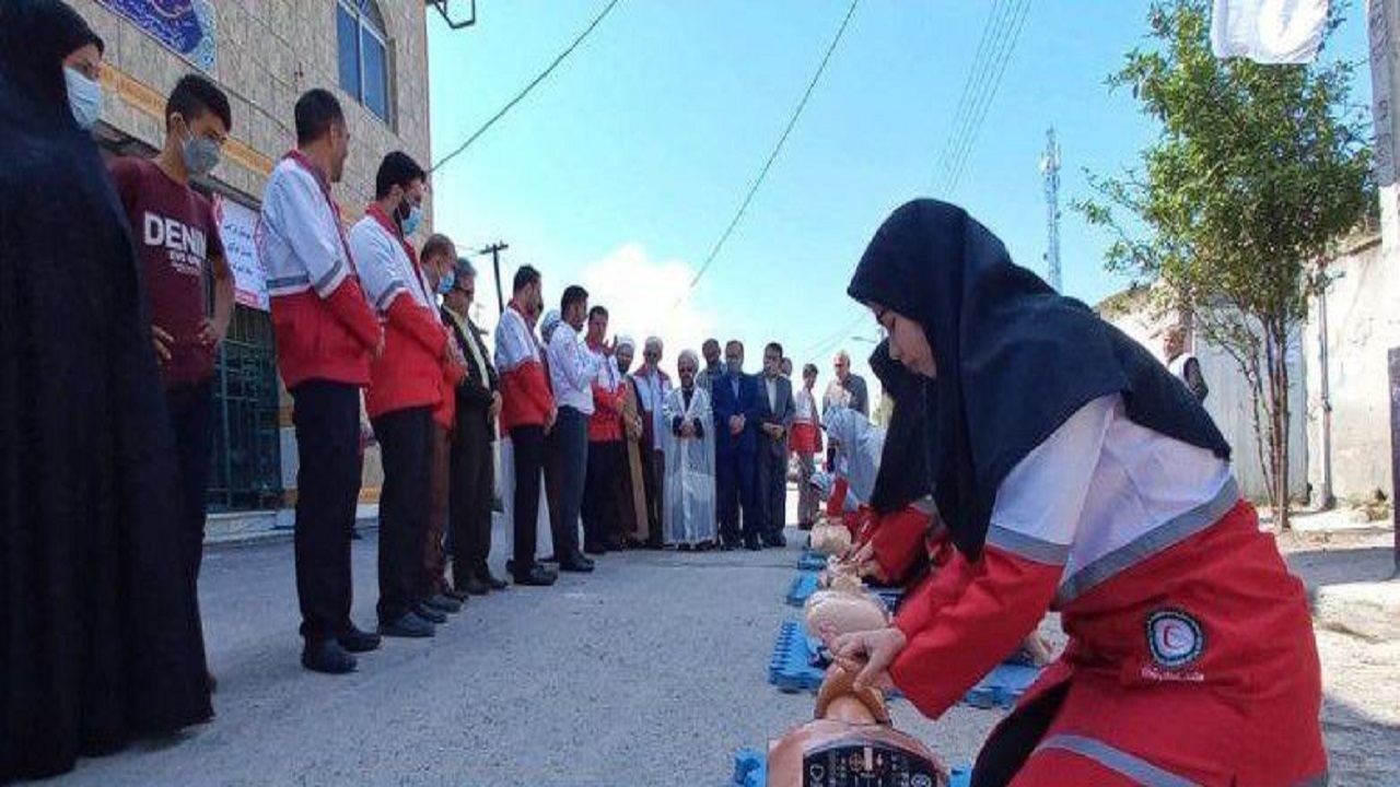 افتتاح خانه هلال در بندرترکمن