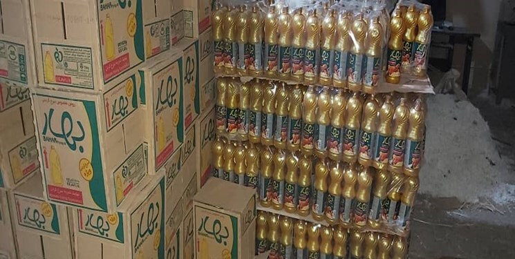 کشف ۵۹ تن روغن و شکر احتکار شده در گیلان