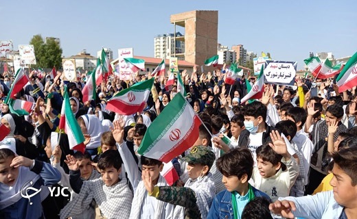طنین انداز شدن سرود سلام فرمانده در بابلسر