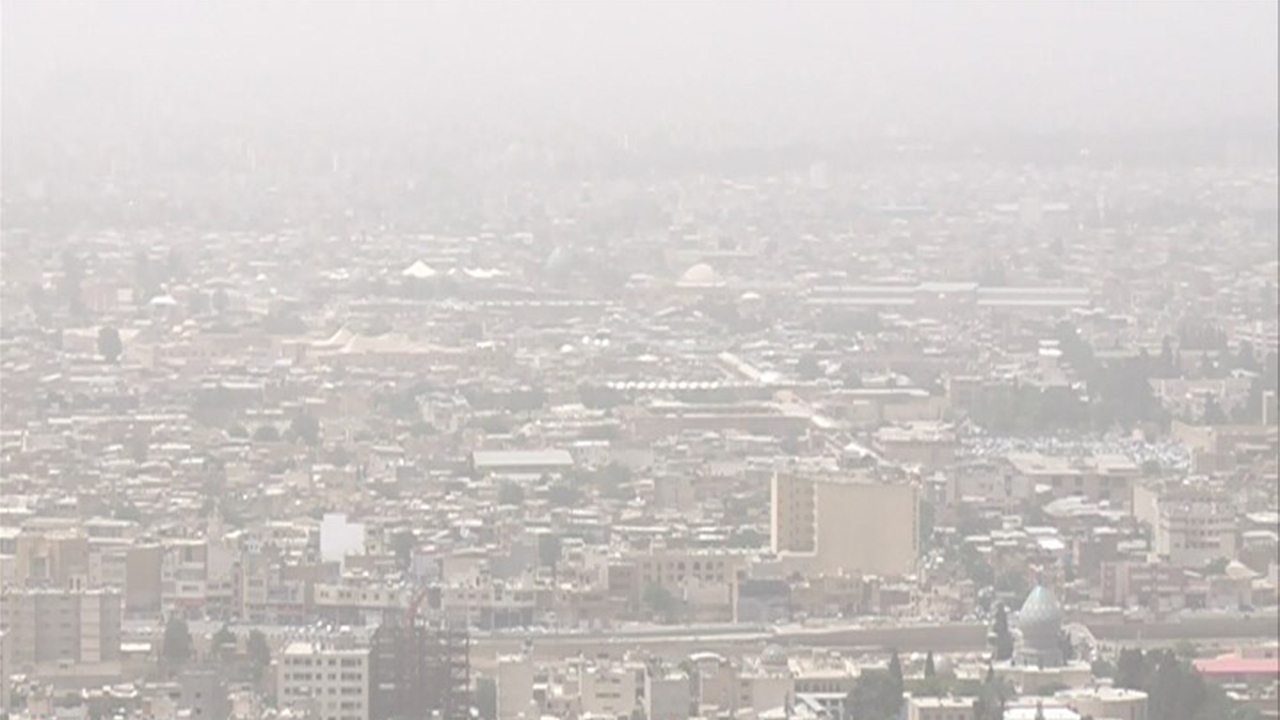 گرد و غبار، باز هم آسمان فارس را فرا گرفت