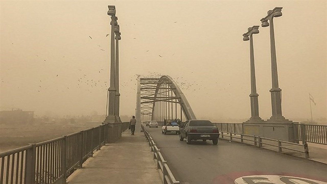 هشدار سطح نارنجی هواشناسی، خاک عراقی در راه خوزستان