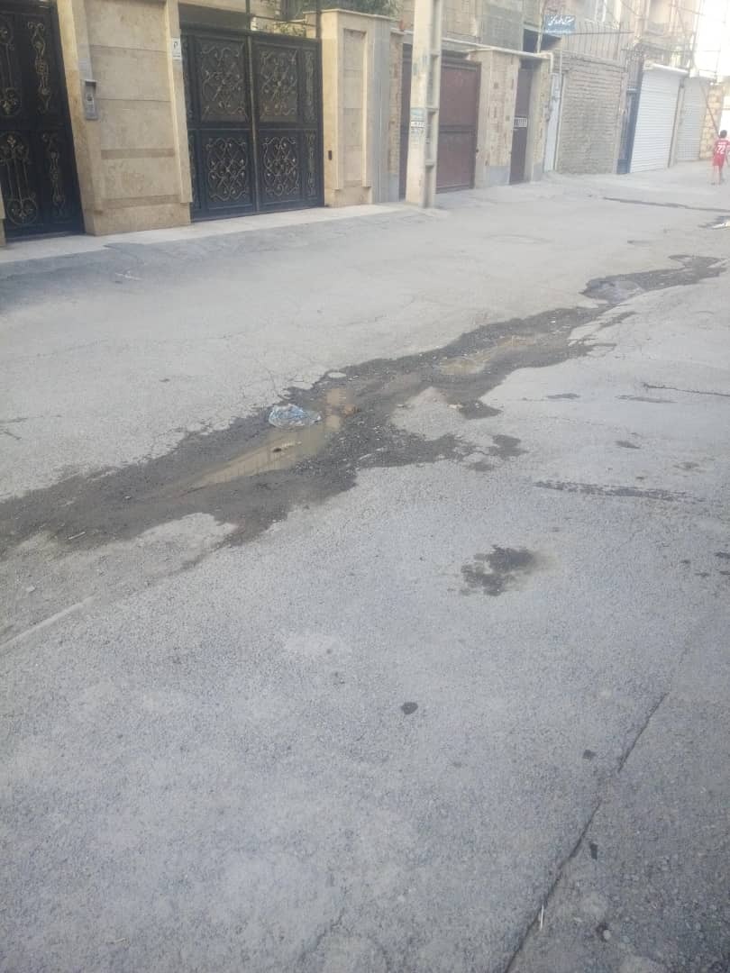 گلایه مندی شهروندان از روکش آسفالت فرسوده معابر + تصاویر