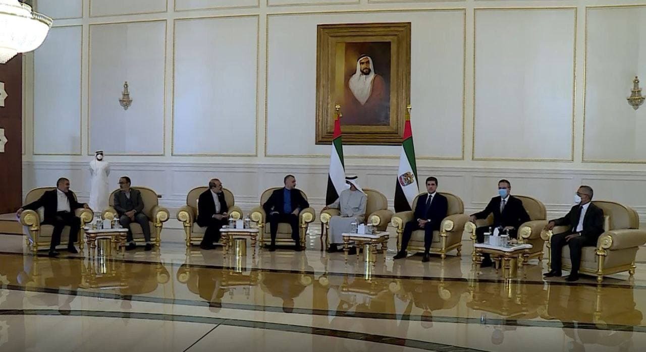 دیدار وزیر خارجه کشورمان با رئیس جدید امارات + تصاویر