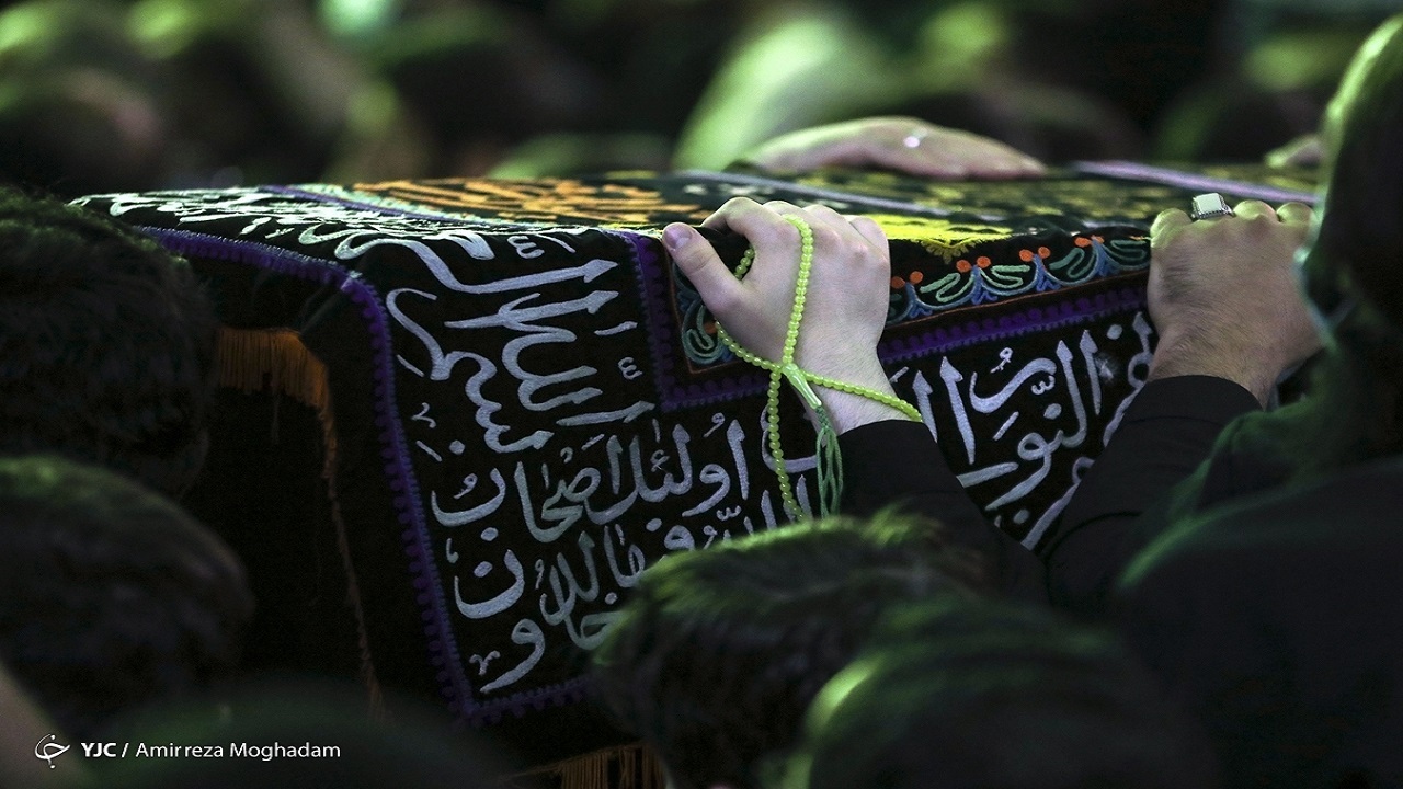 مراسم تشییع پیکر استاد فاطمی‌نیا در تهران برگزار شد + فیلم و عکس