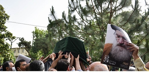 تشییع پیکر استاد فاطمی&zwnj;نیا در تهران