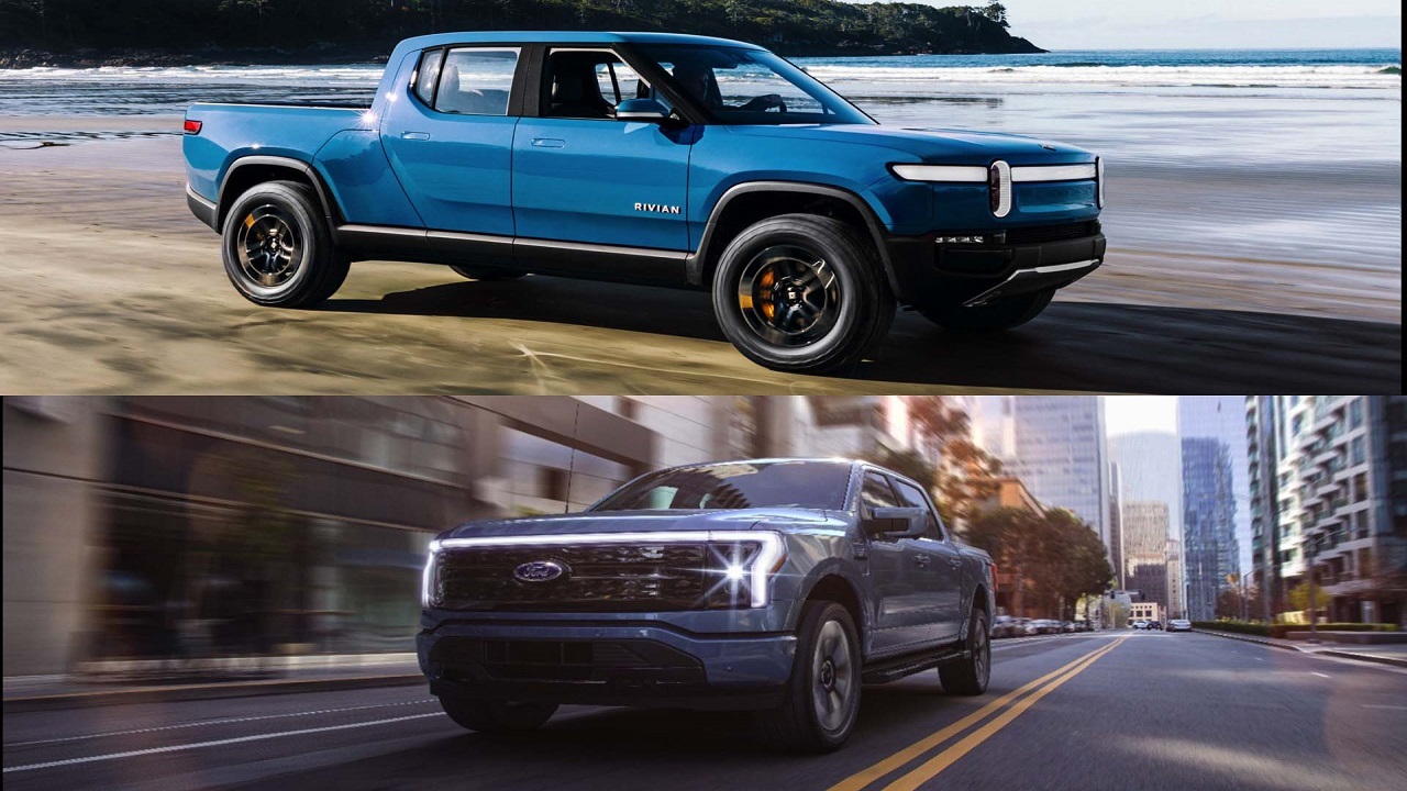 فورد F-150 لایتنینگ 2022 در مقابل ریوین R1T 2022