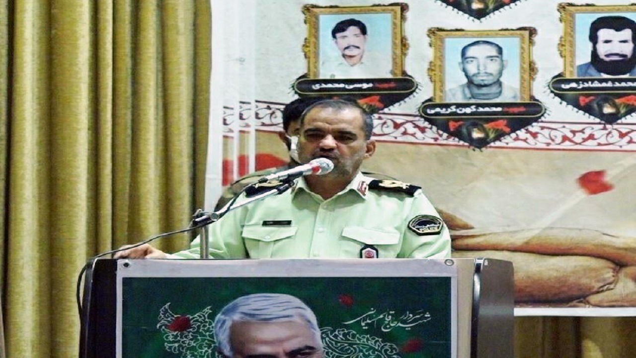 نخستین یادواره ۴۵ شهید انتظامی شهرستان سراوان برگزار شد