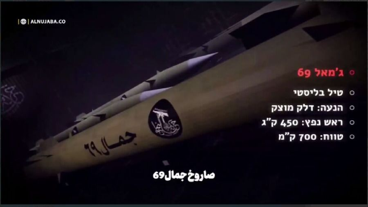 «جمال ۶۹» موشکی که مواضع صهیونیست‌ها را از عراق هدف قرار گرفته است