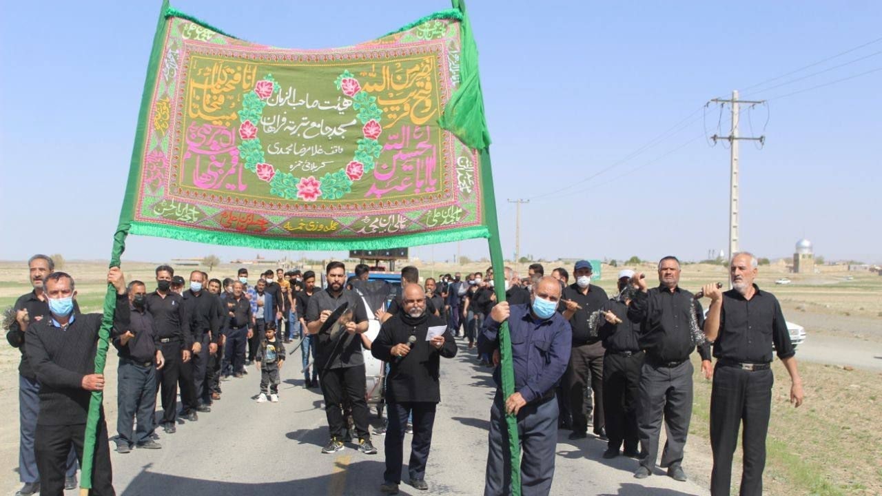 حرکت کاروان غم مولای متقیان در استان مرکزی
