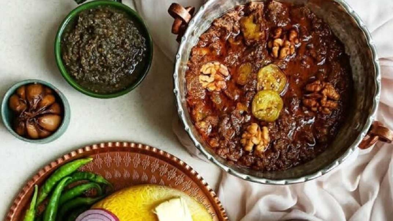 طرز تهیه خورش شش انداز گيلانی + فیلم