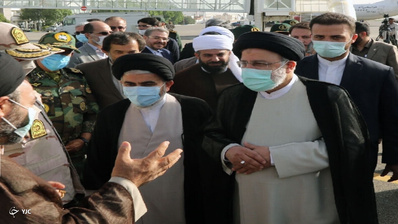 رئیس جمهور وارد مهاباد شد