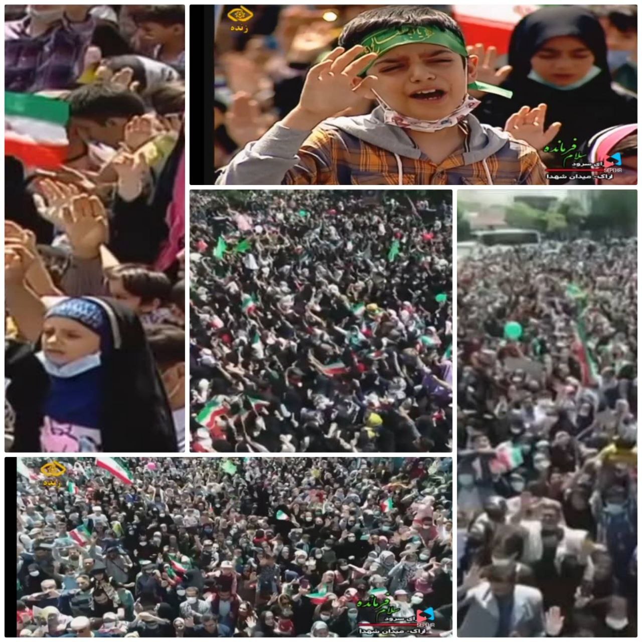 استقبال نوجوانان اراکی از همخوانی سرود سلام فرمانده + تصاویر و فیلم