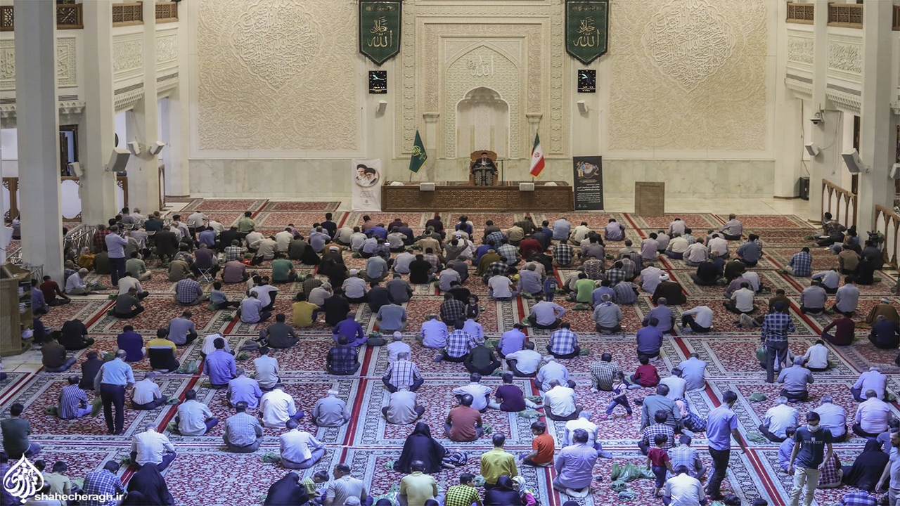 مراسم بزرگداشت آیت الله فاطمی‌نیا در حرم شاهچراغ (ع)